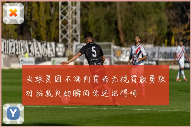 当球员因不满判罚而无视罚款勇敢对抗裁判的瞬间你还记得吗
